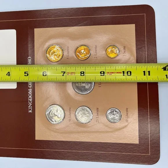 Franklin Mint Coin Sets of All Nations Collectible Kingdom of Lesotho VTG - Picture 9 of 13